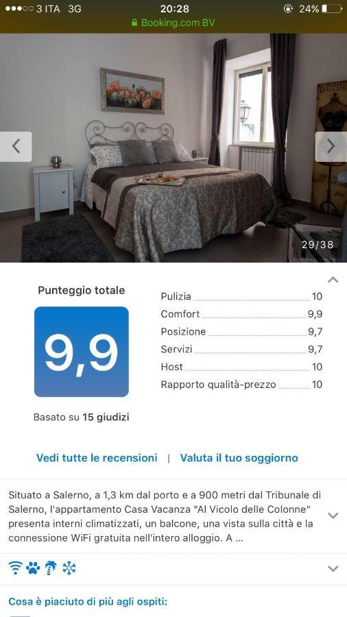 Casa Vacanza "Al Vicolo Delle Colonne" ساليرنو المظهر الخارجي الصورة