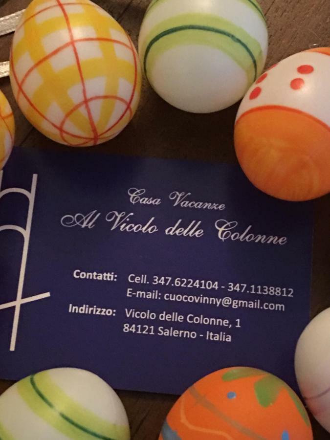 Casa Vacanza "Al Vicolo Delle Colonne" ساليرنو المظهر الخارجي الصورة